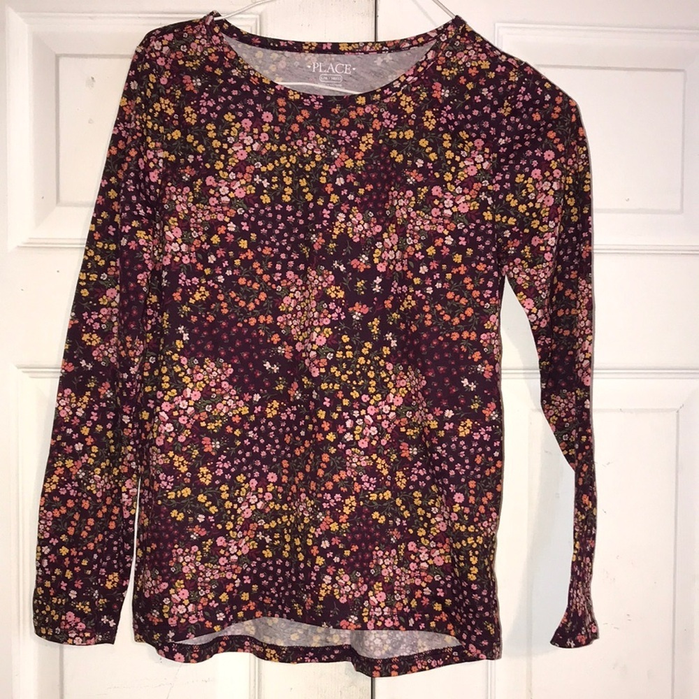 Girl’s PLACE Floral Hi-Low Top
